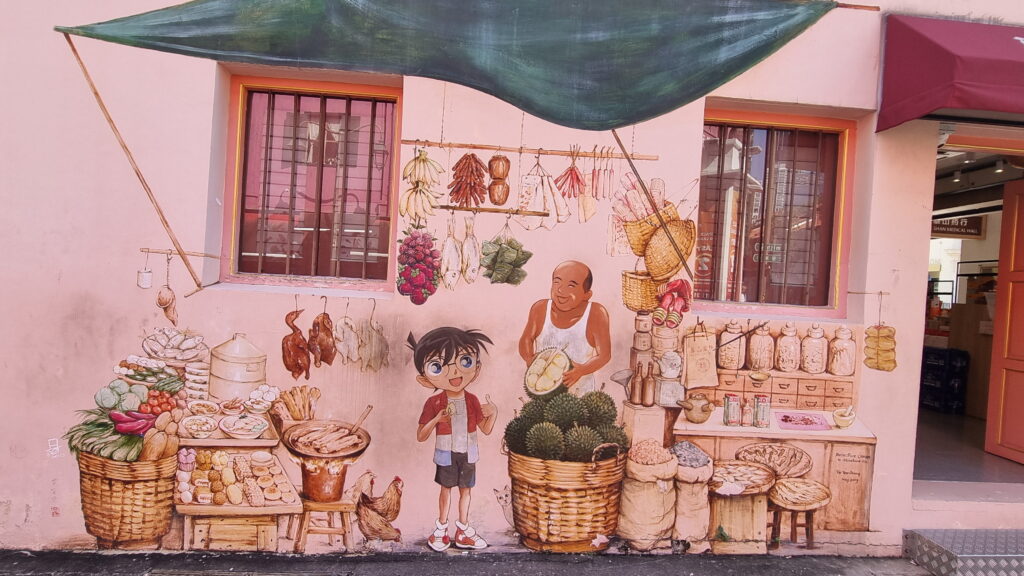 detective conan mural