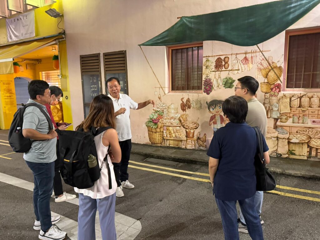Chinatown mural tour. The Detective Conan mural